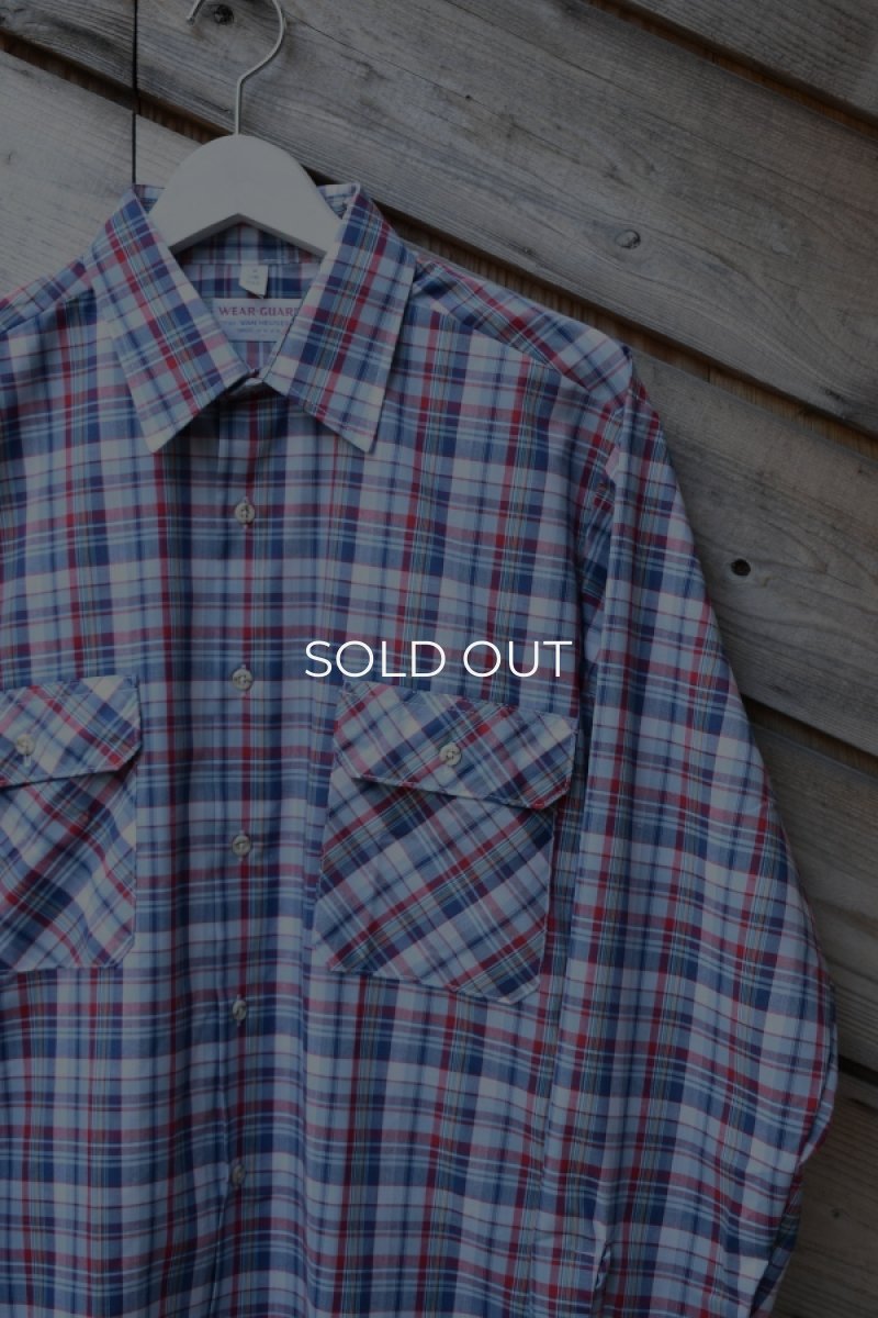 画像2: [NOS] 70-80’s VAN HEUSEN L/S check shirt (2)