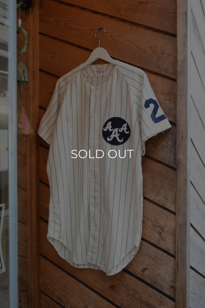 画像1: 60's Wilson baseball shirt (1)
