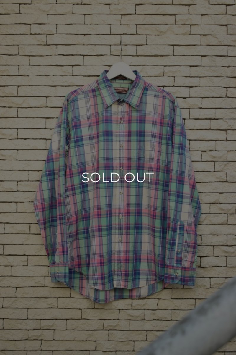 画像1: CHAPS Ralph Lauren L/S check shirt (1)