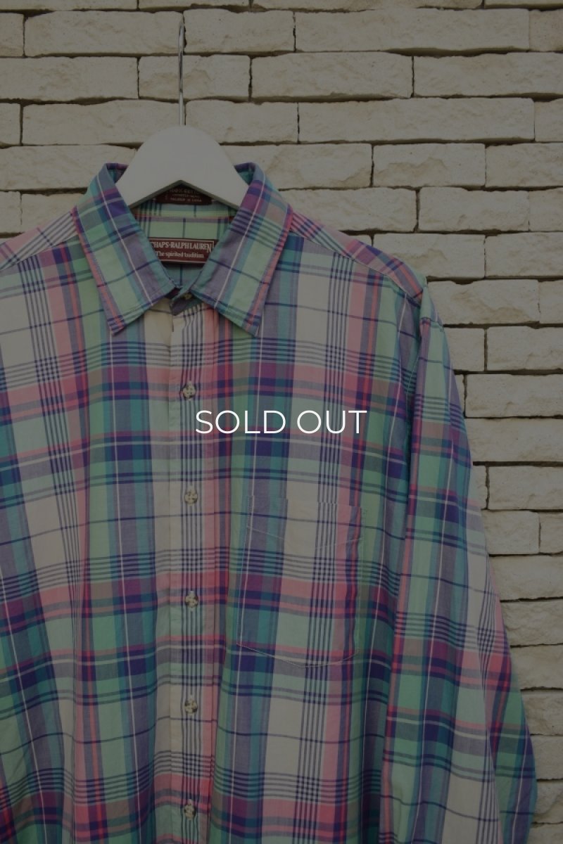 画像2: CHAPS Ralph Lauren L/S check shirt (2)