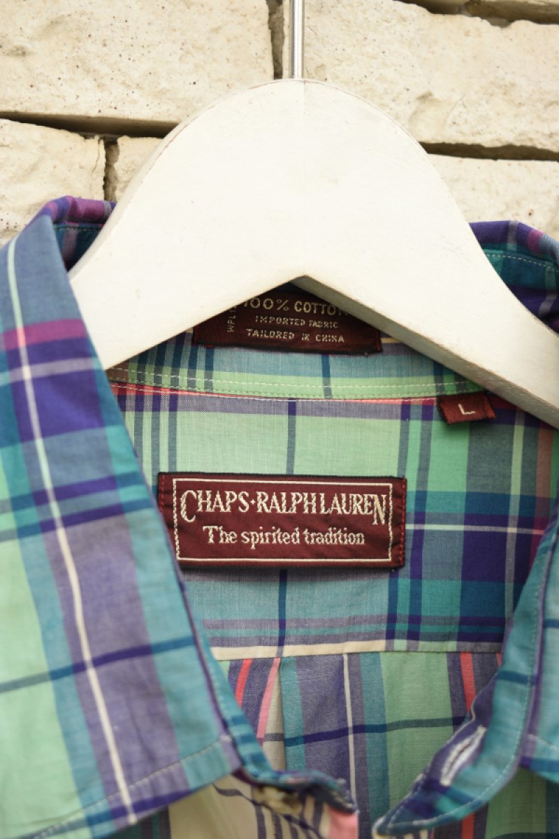 画像6: CHAPS Ralph Lauren L/S check shirt (6)