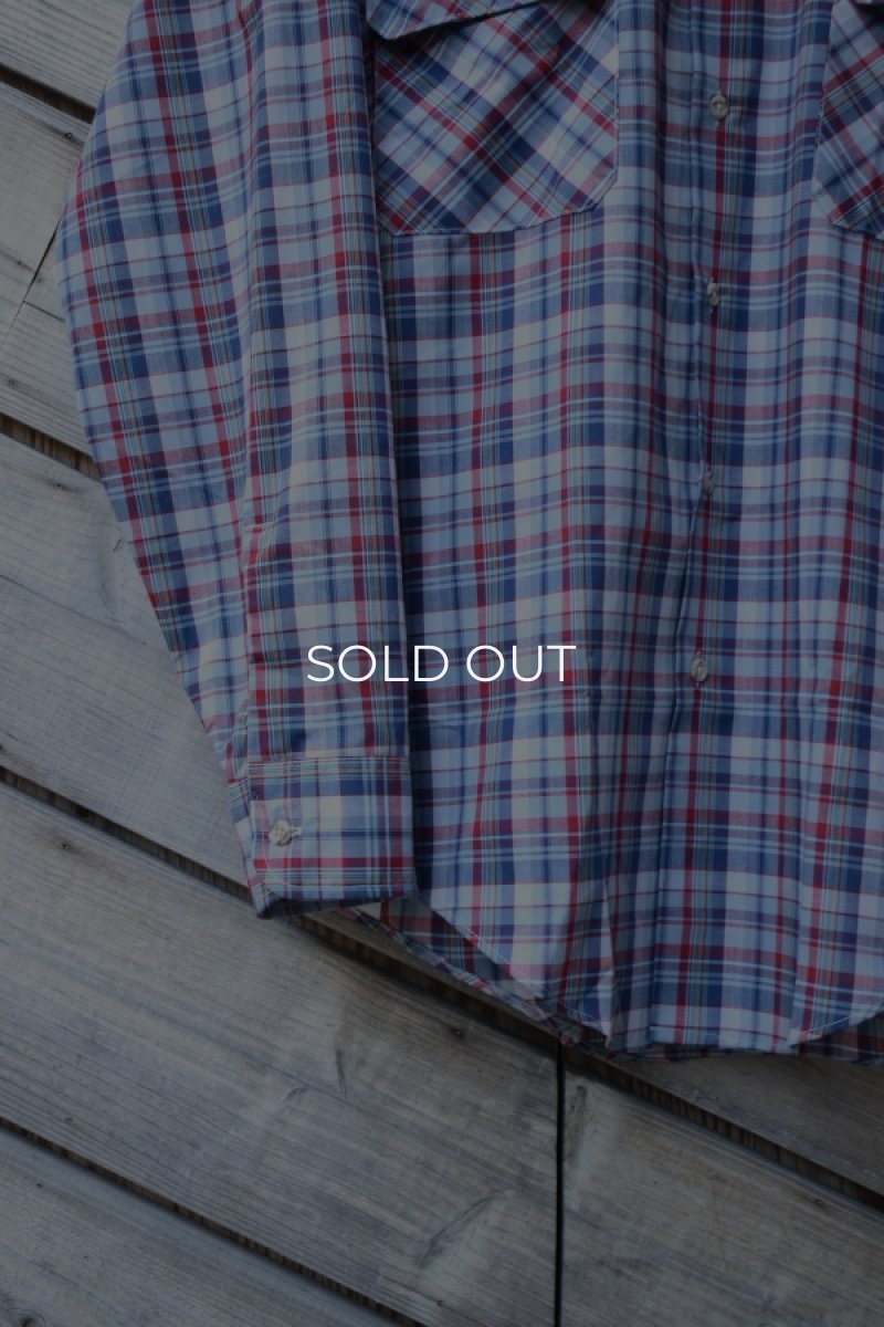 画像3: [NOS] 70-80’s VAN HEUSEN L/S check shirt (3)