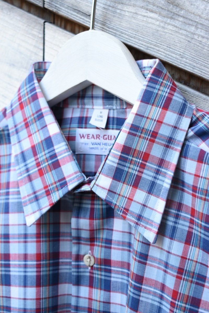 画像5: [NOS] 70-80’s VAN HEUSEN L/S check shirt (5)
