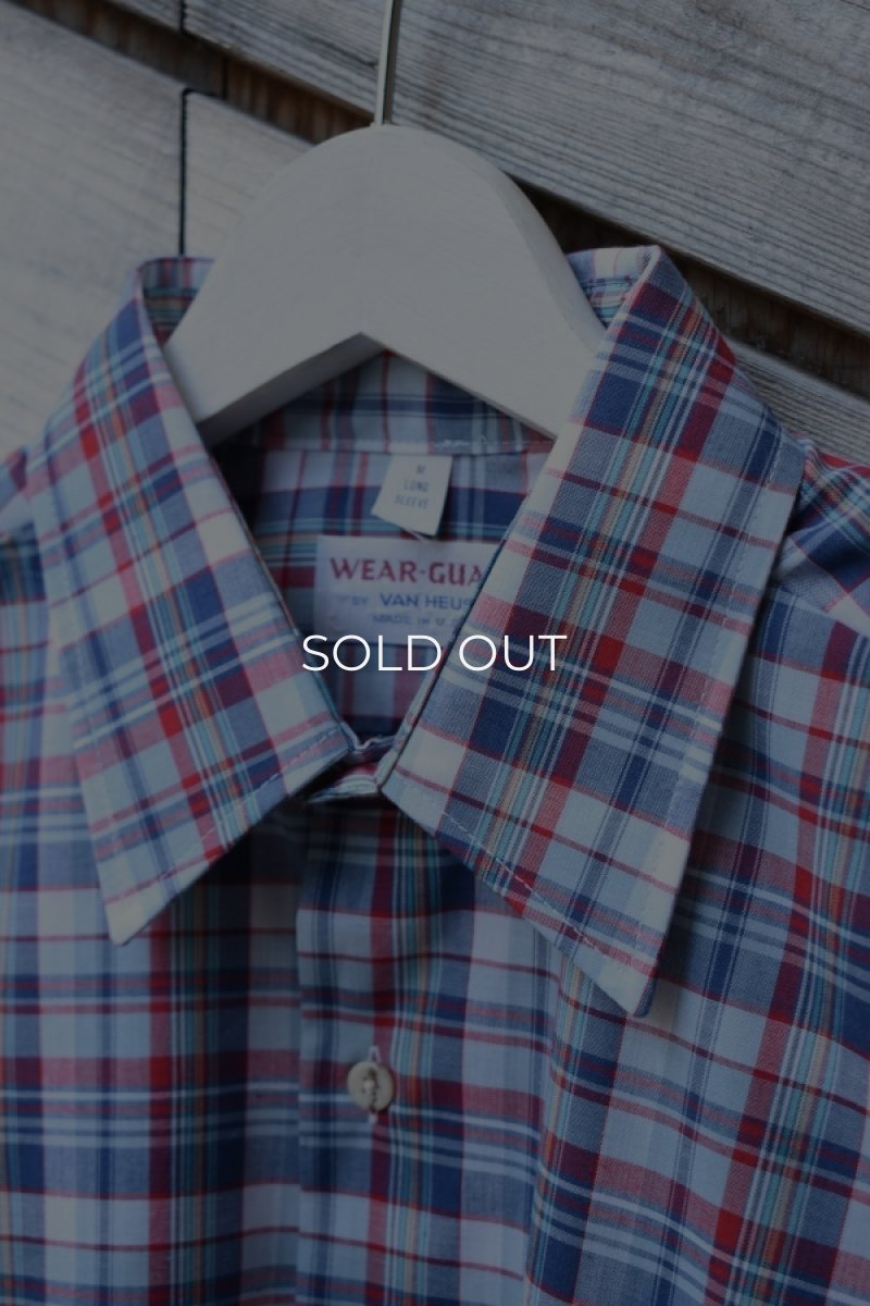 画像5: [NOS] 70-80’s VAN HEUSEN L/S check shirt (5)