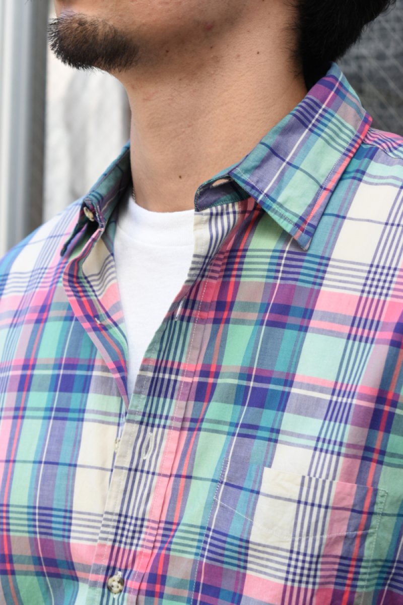 画像10: CHAPS Ralph Lauren L/S check shirt (10)