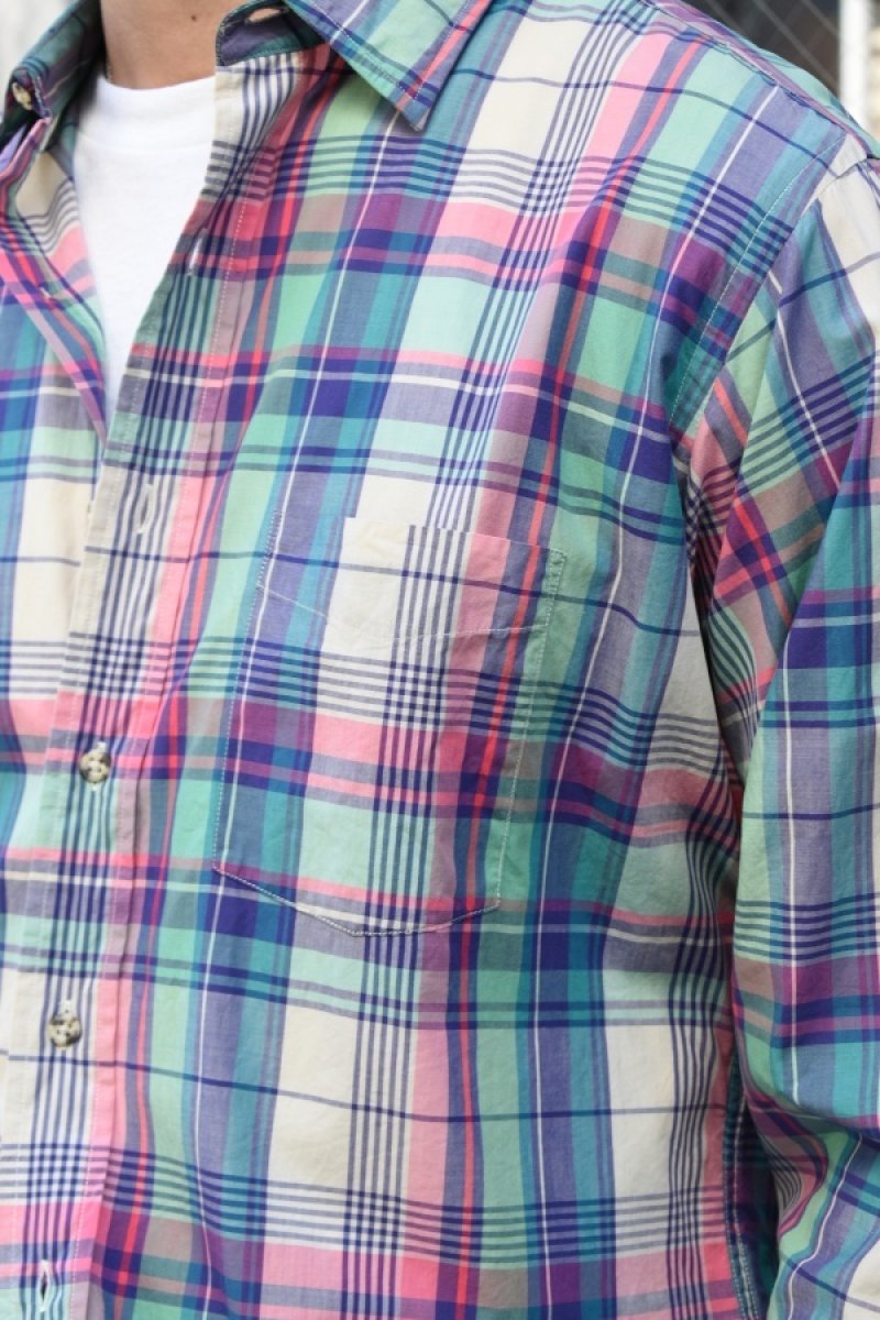 画像11: CHAPS Ralph Lauren L/S check shirt (11)