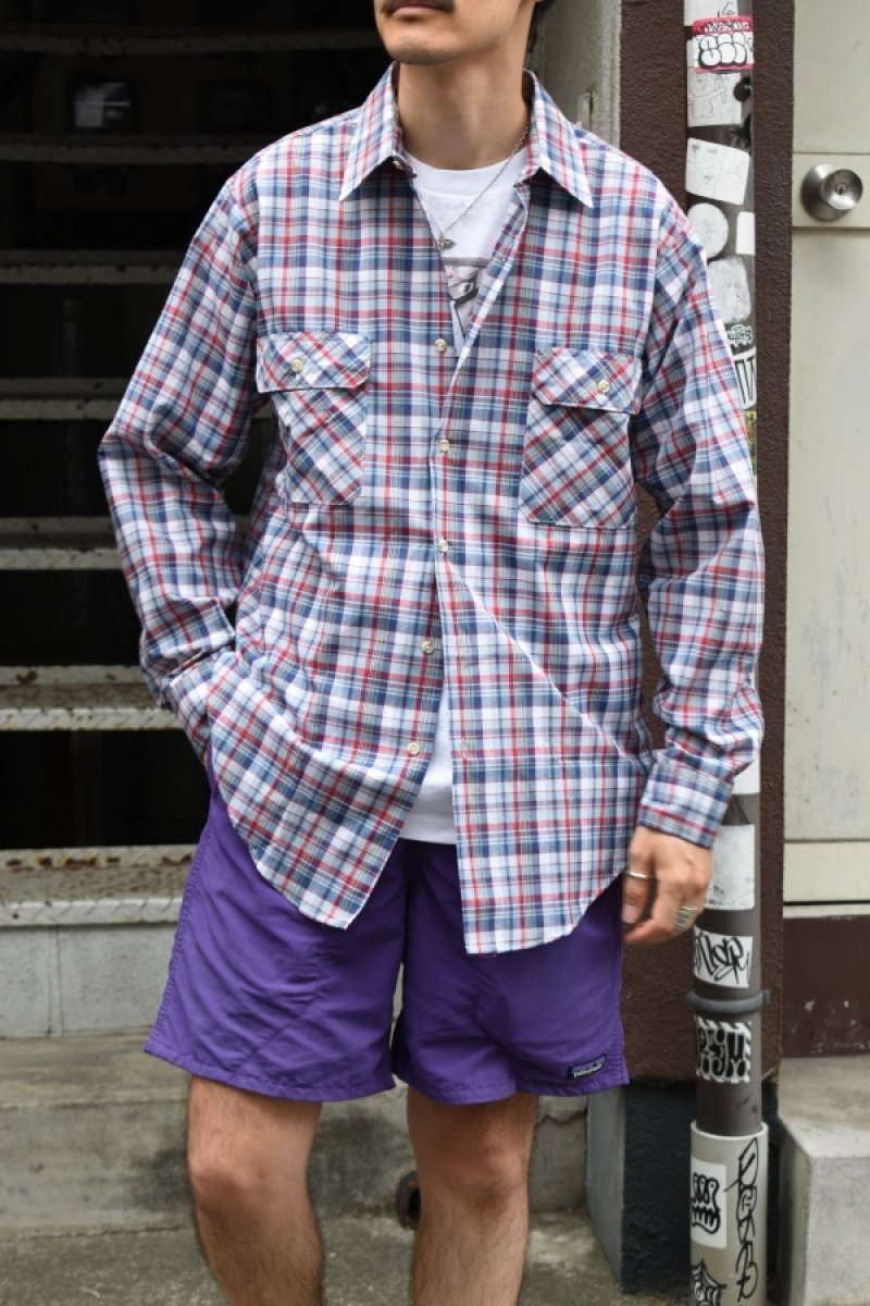 画像10: [NOS] 70-80’s VAN HEUSEN L/S check shirt (10)