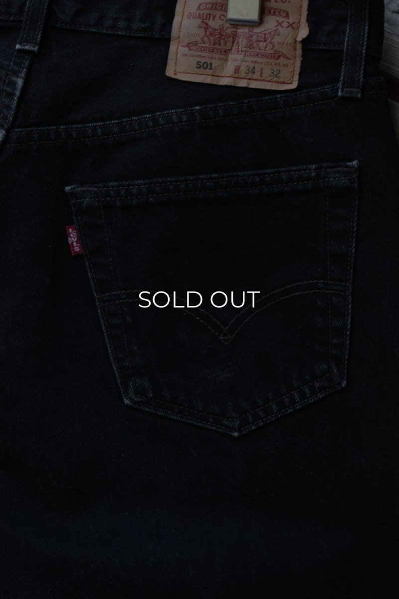 画像10: 90's Levi's 501 black denim pants -MADE IN USA- (10)