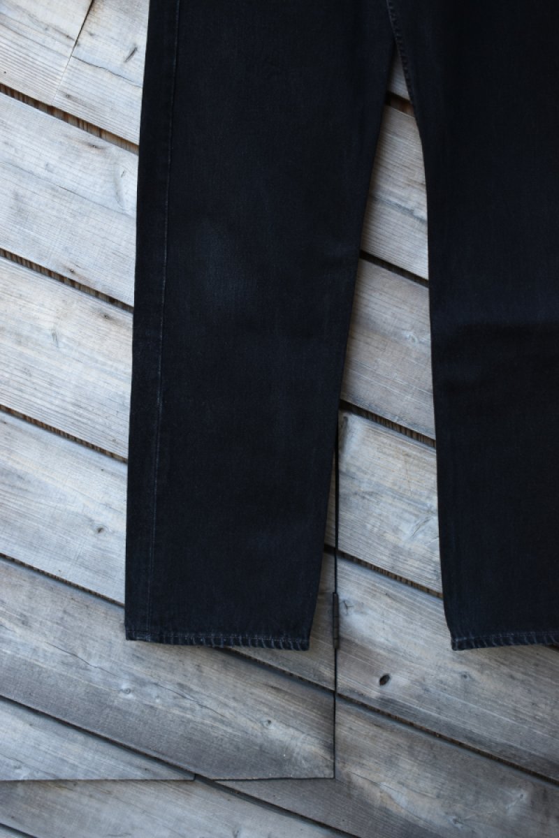 画像3: 90's Levi's 501 black denim pants -MADE IN USA- (3)