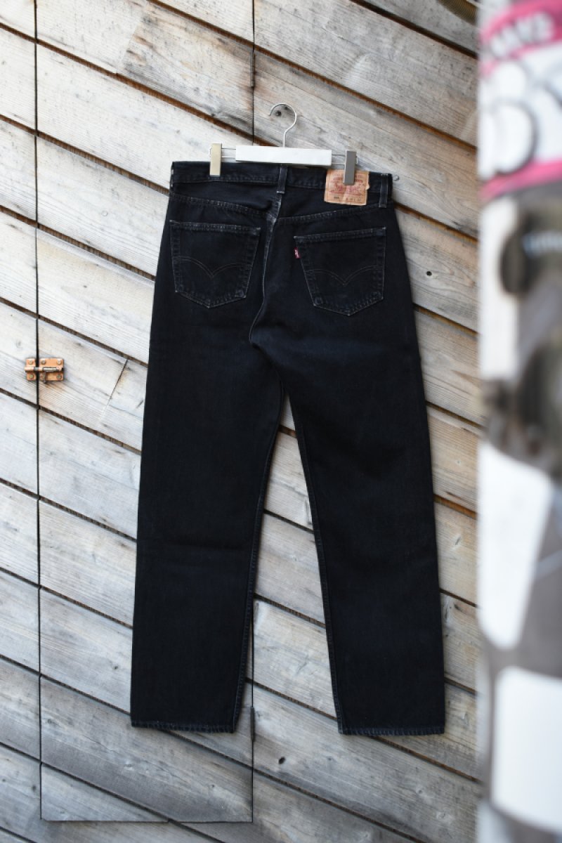 画像7: 90's Levi's 501 black denim pants -MADE IN USA- (7)