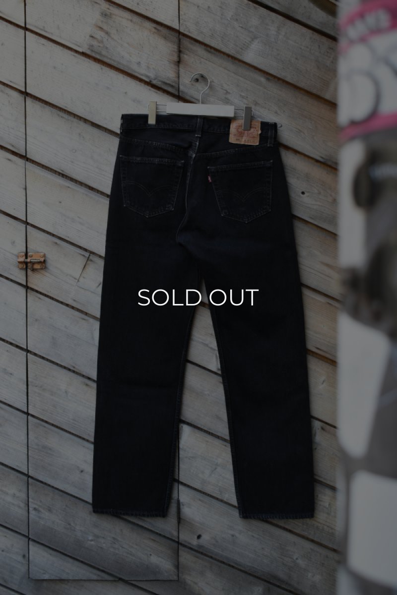 画像7: 90's Levi's 501 black denim pants -MADE IN USA- (7)
