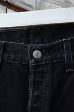 画像4: 90's Levi's 501 black denim pants -MADE IN USA- (4)