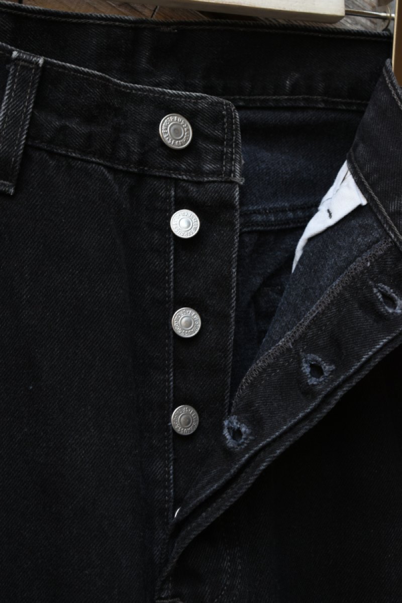 画像5: 90's Levi's 501 black denim pants -MADE IN USA- (5)