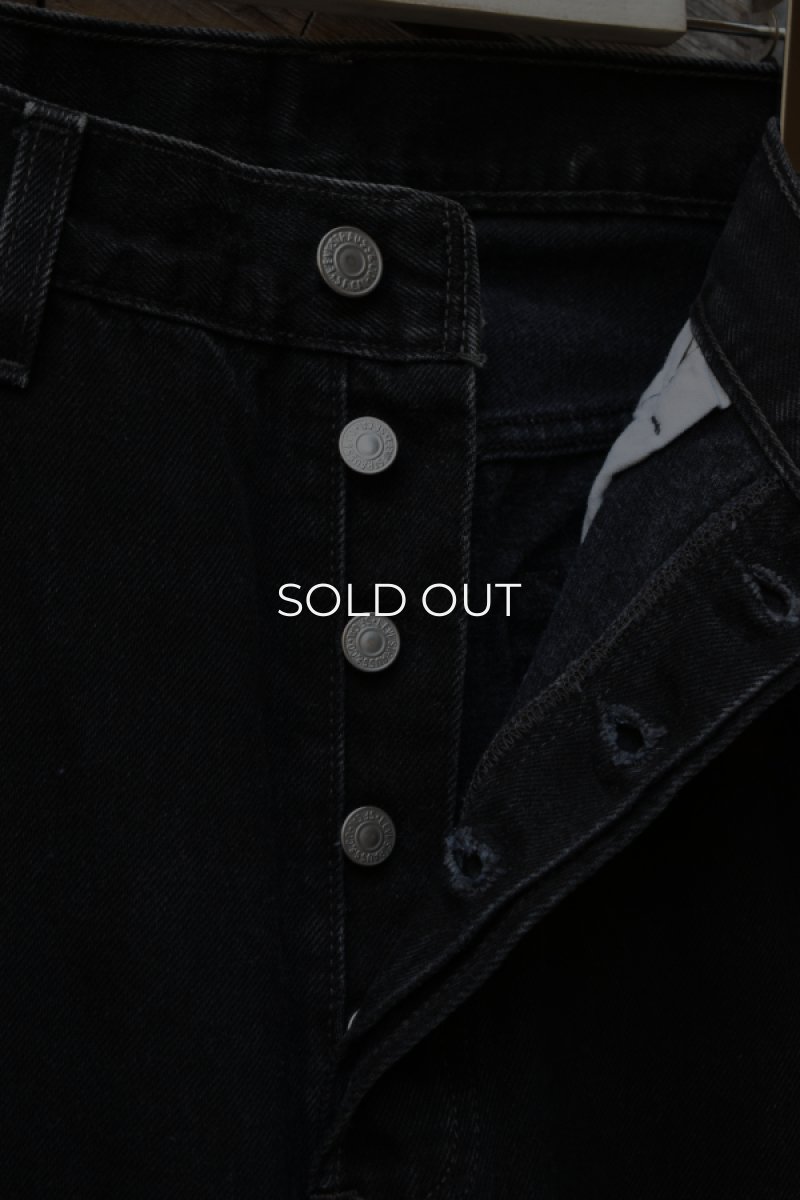 画像5: 90's Levi's 501 black denim pants -MADE IN USA- (5)