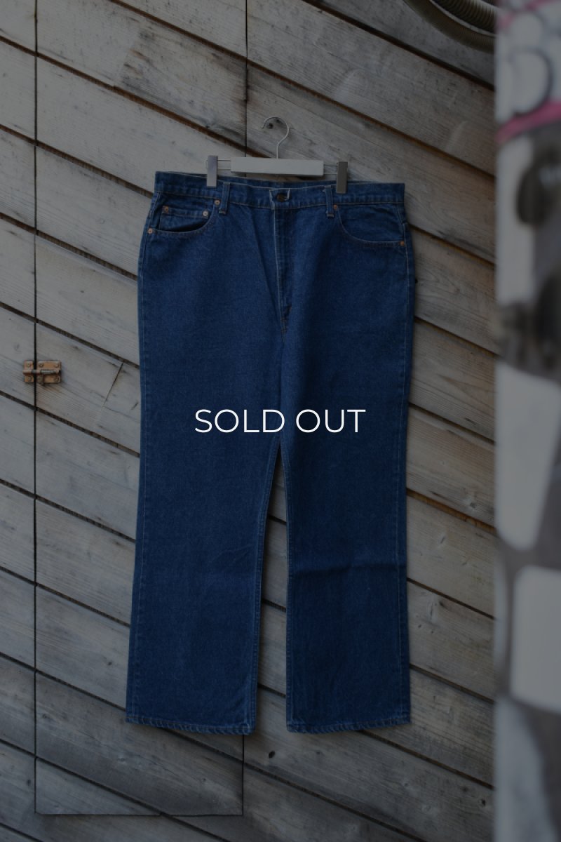 画像1: 90's Levi's 517 denim pants -MADE IN USA- (1)