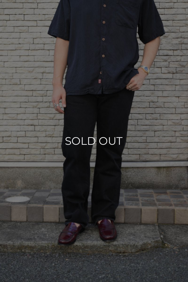 画像14: 90's Levi's 501 black denim pants -MADE IN USA- (14)