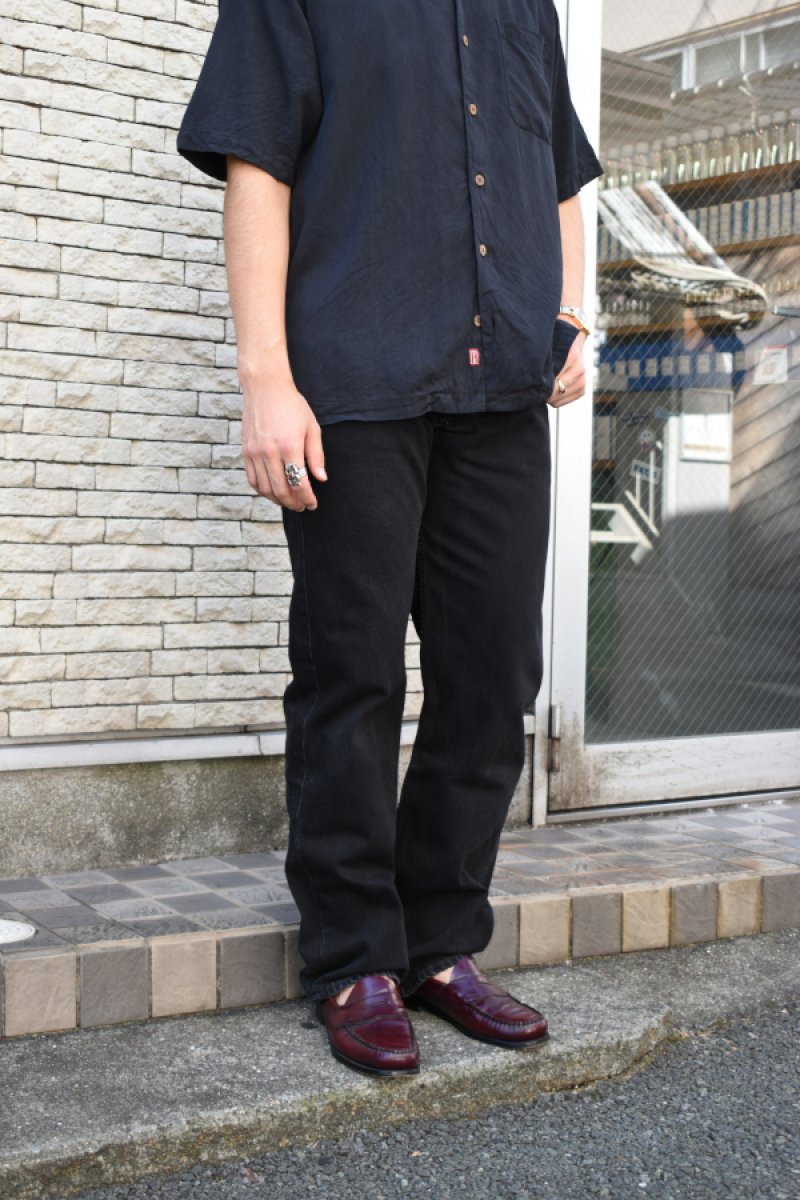 画像15: 90's Levi's 501 black denim pants -MADE IN USA- (15)