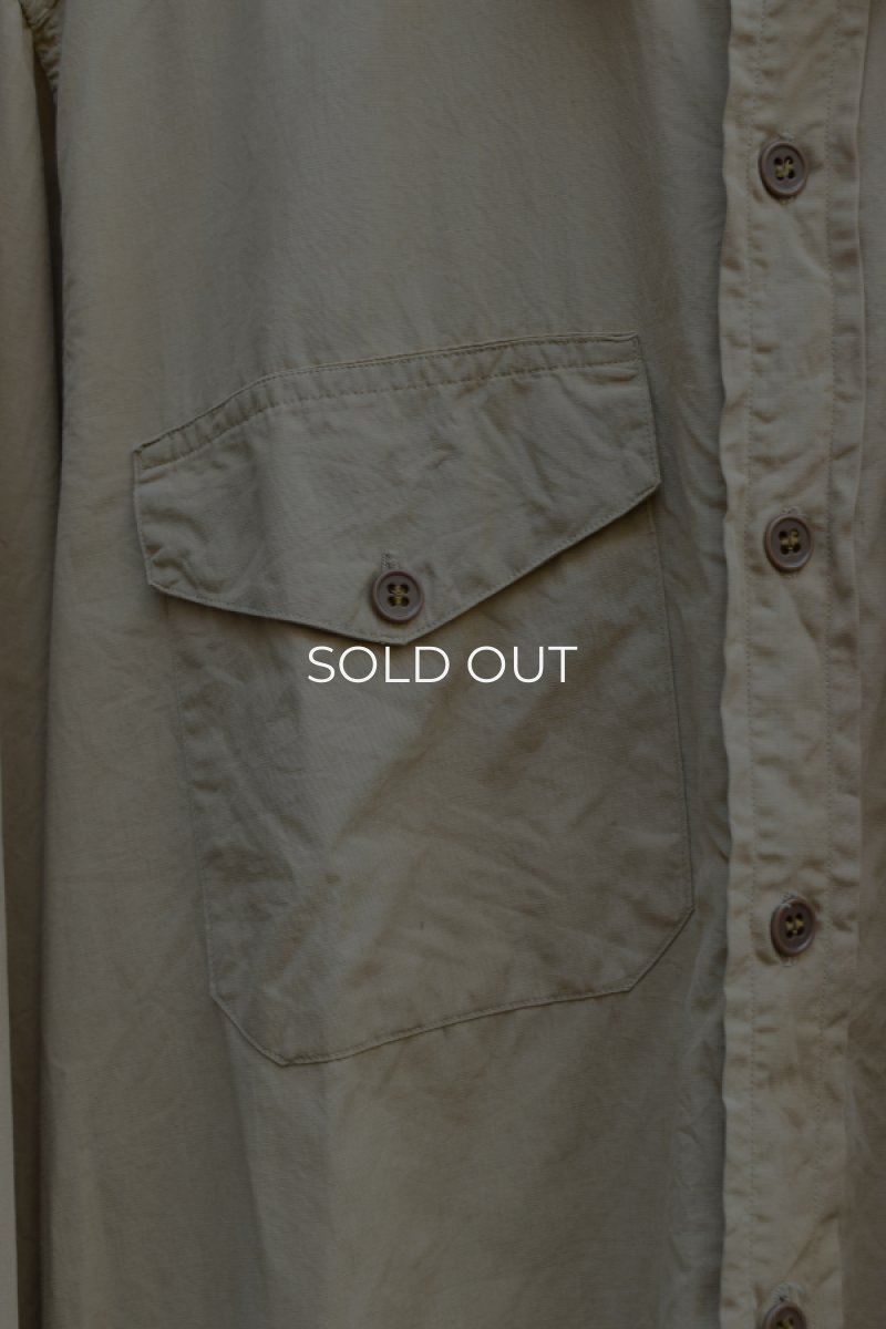 画像7: 50-60's Cameron Camolin L/S cotton poplin shirt (7)