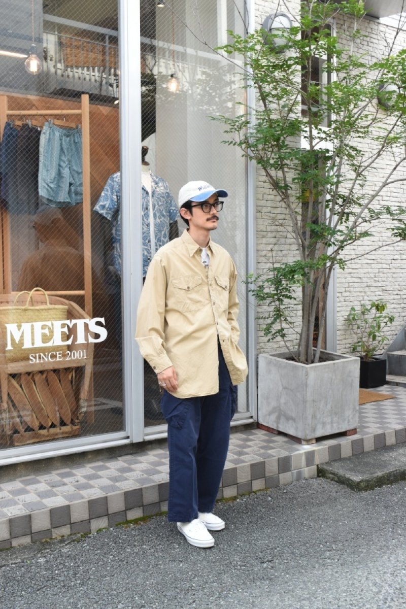 画像25: 50-60's Cameron Camolin L/S cotton poplin shirt (25)