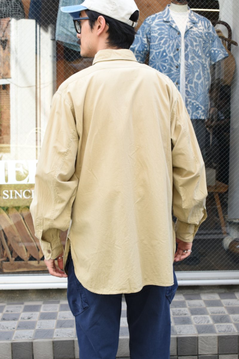 画像23: 50-60's Cameron Camolin L/S cotton poplin shirt (23)