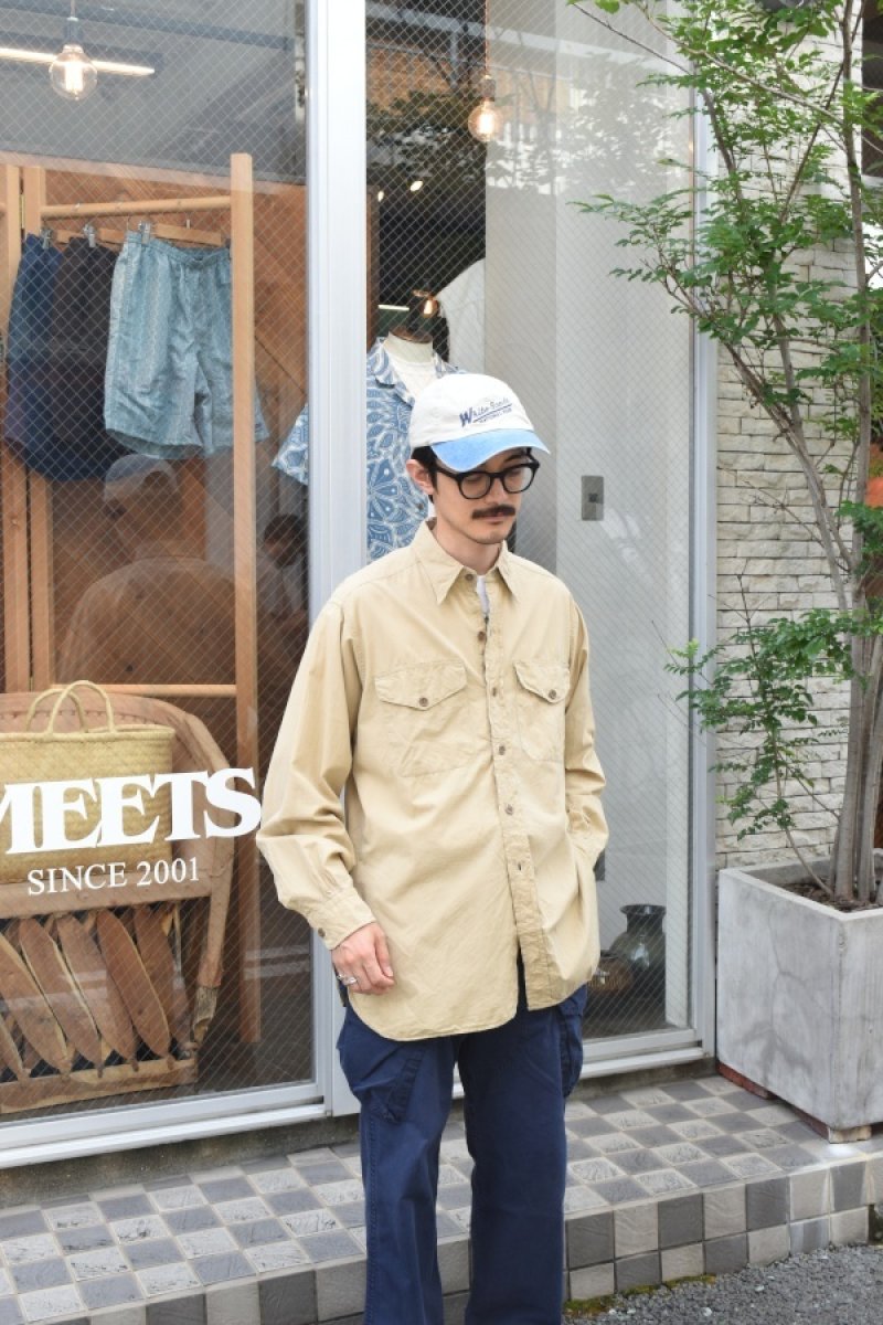 画像24: 50-60's Cameron Camolin L/S cotton poplin shirt (24)