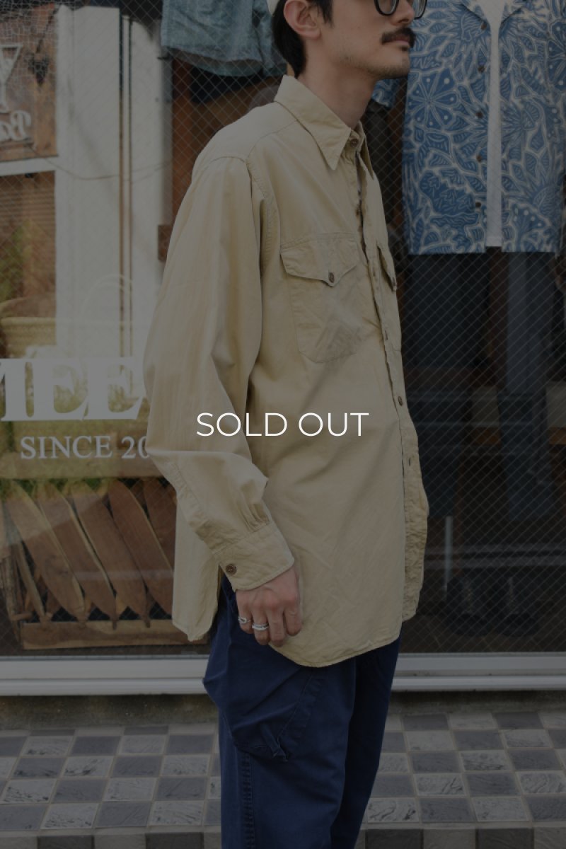 画像22: 50-60's Cameron Camolin L/S cotton poplin shirt (22)