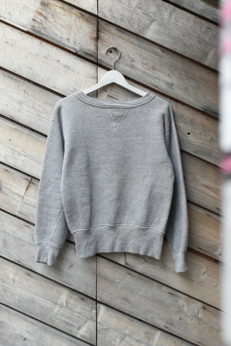 画像1: 50's front V gusset sweat shirt (1)