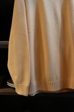 画像3: 90's LANDS' END cotton crew neck sweater -made in USA- (3)