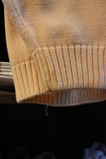 画像12: 90's LANDS' END cotton crew neck sweater -made in USA- (12)