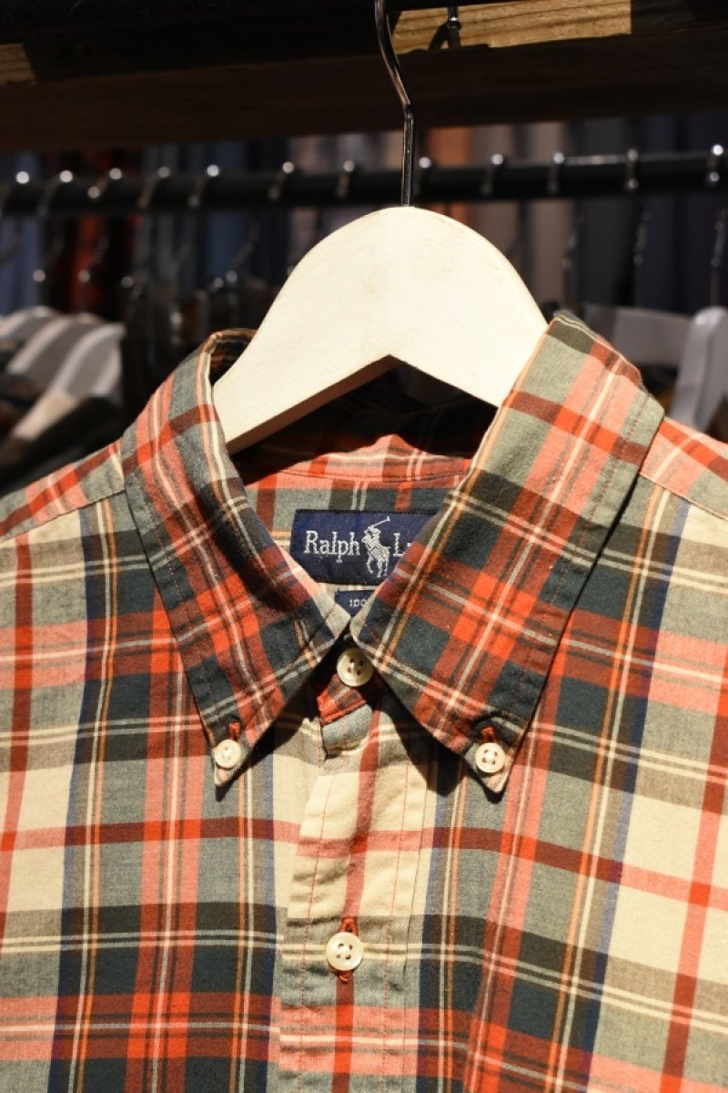 画像4: Ralph Lauren S/S check BD shirt  (4)