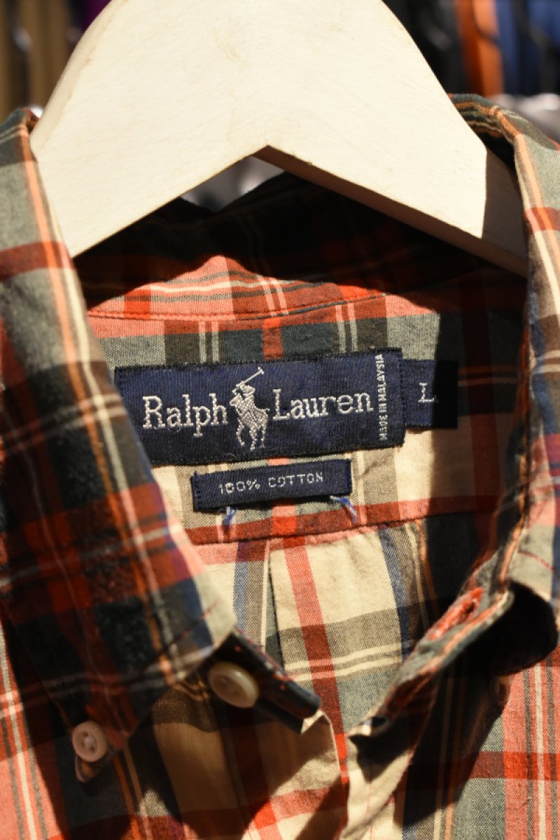 画像5: Ralph Lauren S/S check BD shirt  (5)