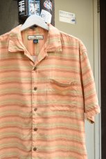 画像2: TOMMY BAHAMA  S/S silk open collar shirt (2)