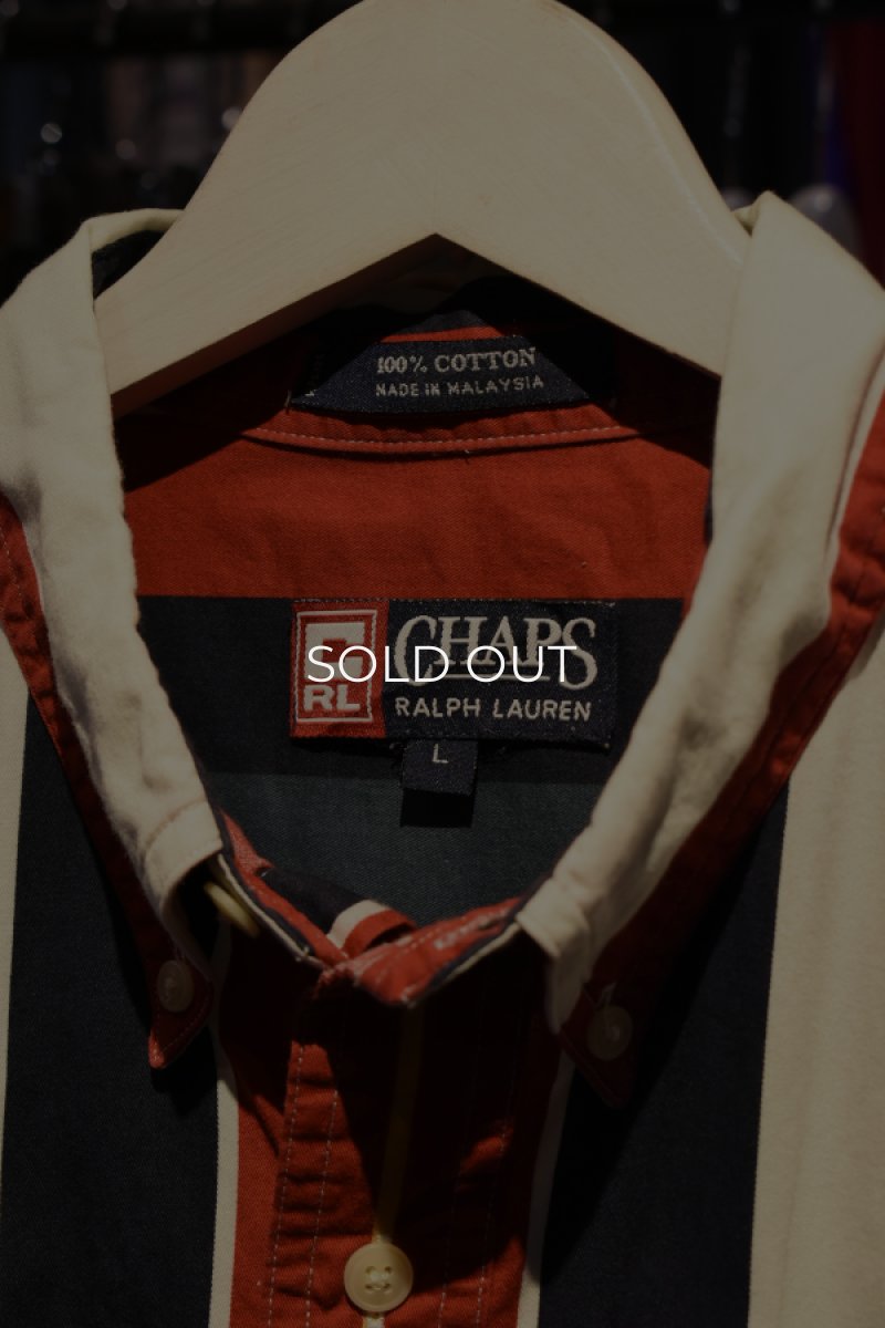 画像5: CHAPS Ralph Lauren S/S stripe BD shirt (5)