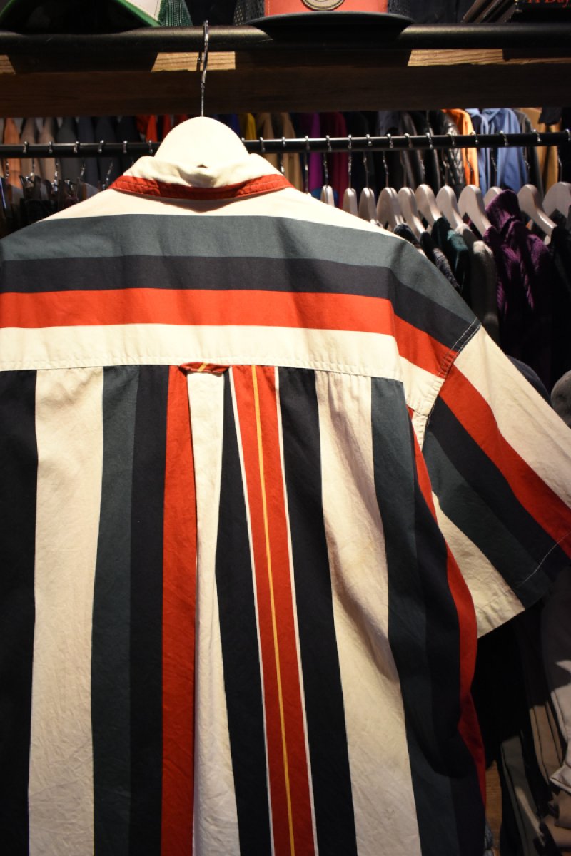 画像8: CHAPS Ralph Lauren S/S stripe BD shirt (8)