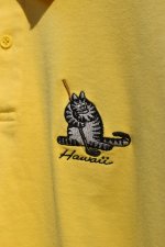 画像7: 90's crazy shirts S/S polo shirt -MADE IN USA- (7)