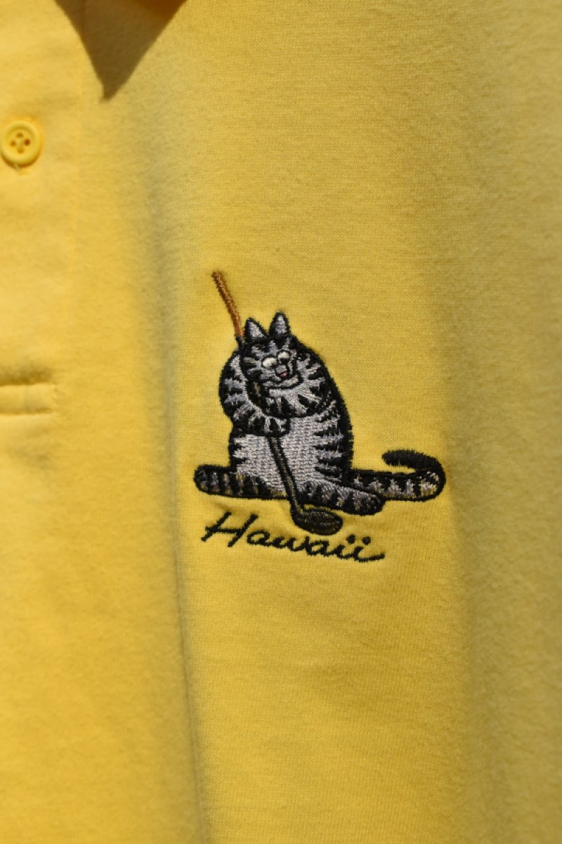 画像7: 90's crazy shirts S/S polo shirt -MADE IN USA- (7)