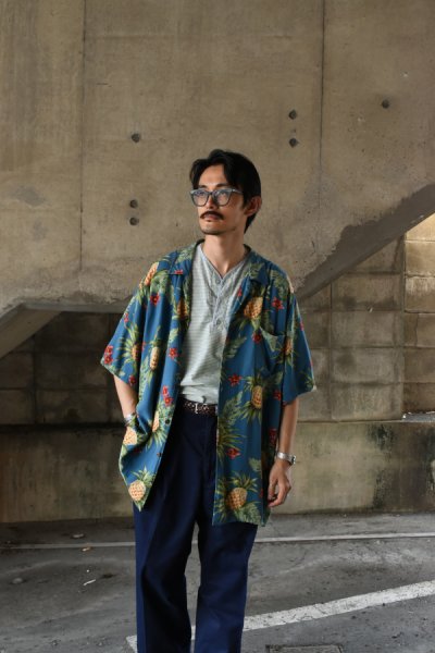 画像2: 80's HAWAIIAN RESERVE COLLECTION S/S hawaiian shirt -MADE IN USA-
