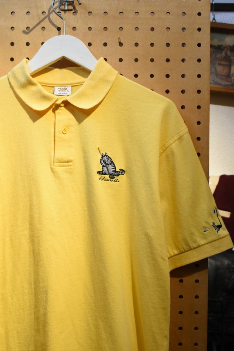 画像2: 90's crazy shirts S/S polo shirt -MADE IN USA- (2)