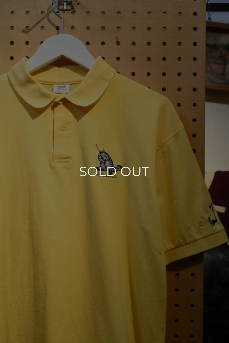画像2: 90's crazy shirts S/S polo shirt -MADE IN USA- (2)