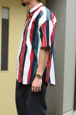 画像12: CHAPS Ralph Lauren S/S stripe BD shirt (12)