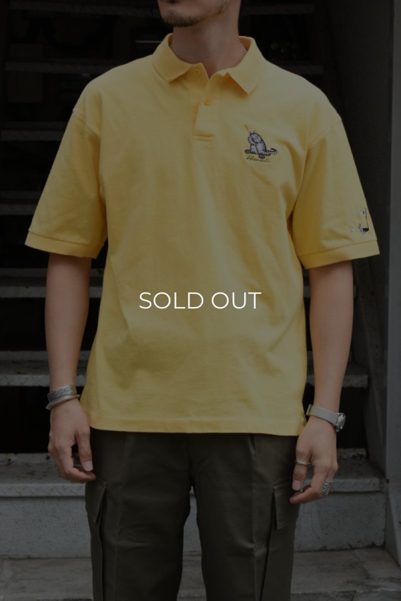 画像13: 90's crazy shirts S/S polo shirt -MADE IN USA- (13)