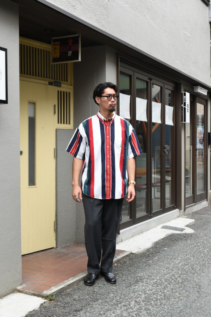 画像15: CHAPS Ralph Lauren S/S stripe BD shirt (15)