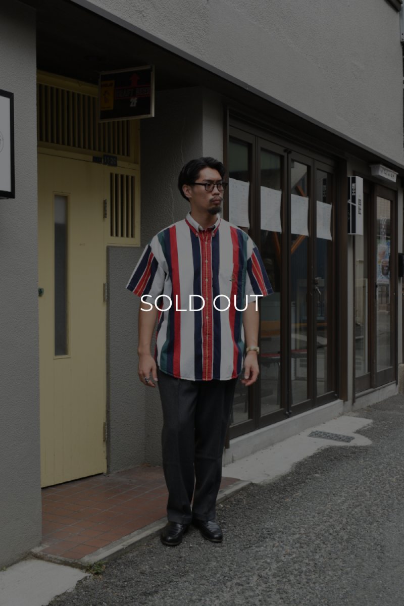 画像15: CHAPS Ralph Lauren S/S stripe BD shirt (15)