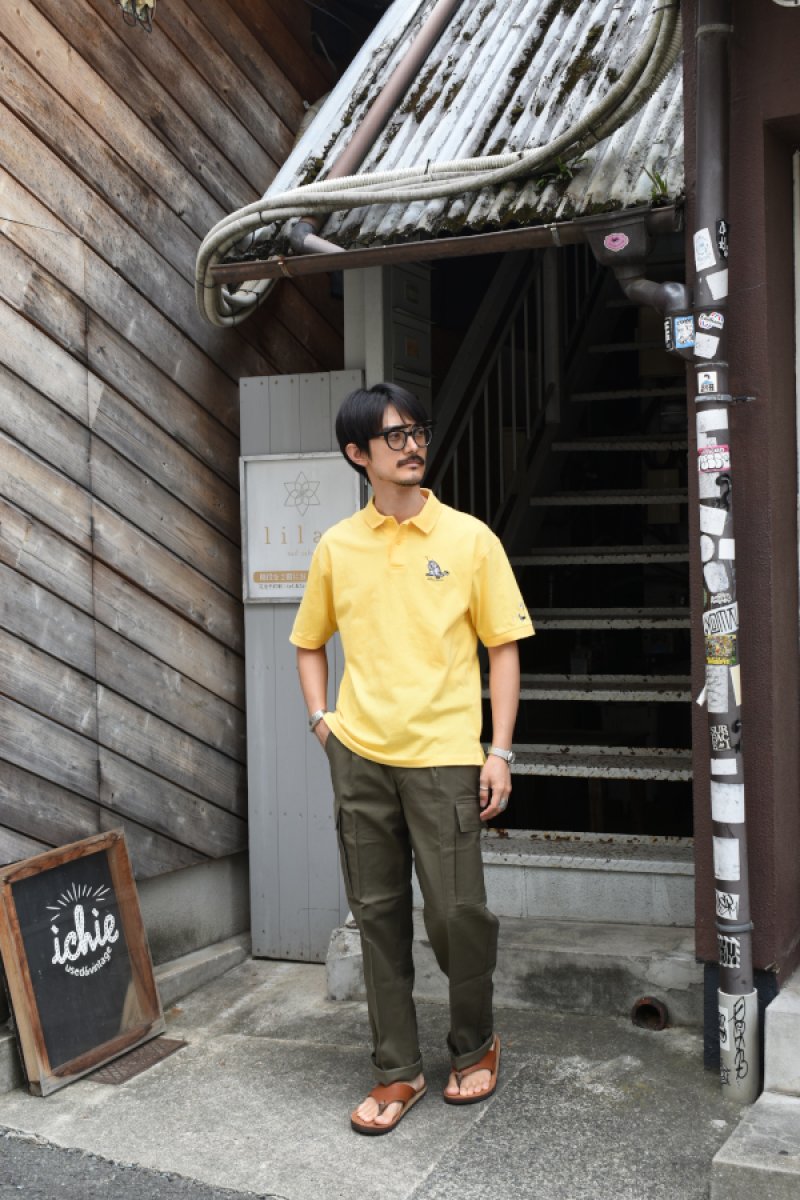 画像17: 90's crazy shirts S/S polo shirt -MADE IN USA- (17)