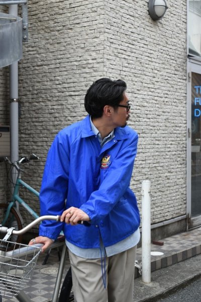 画像2: 90's Cardinal nylon coach jacket -made in USA-