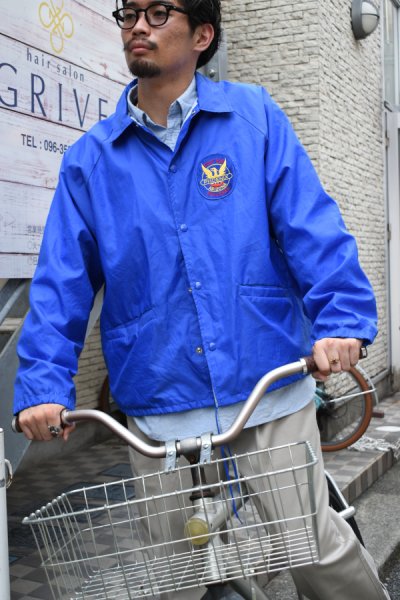 画像1: 90's Cardinal nylon coach jacket -made in USA-