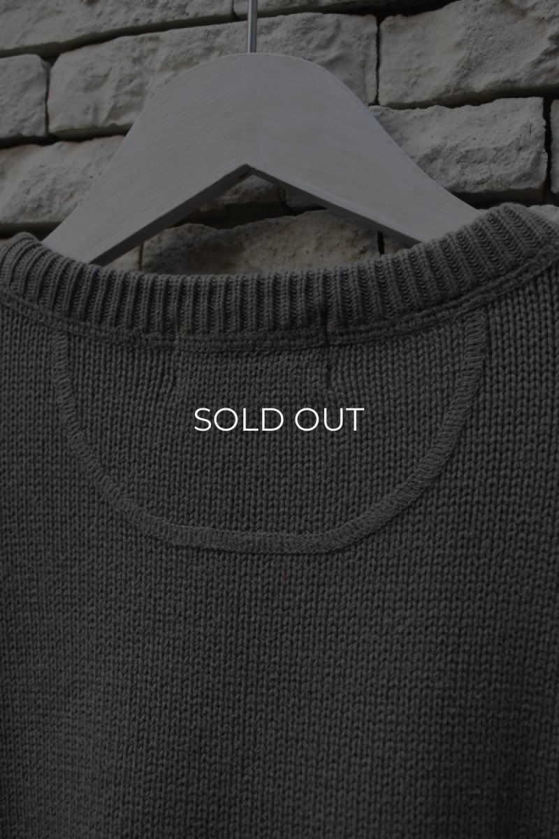 画像13: 90's Eddie Bauer cotton crew neck sweater (13)