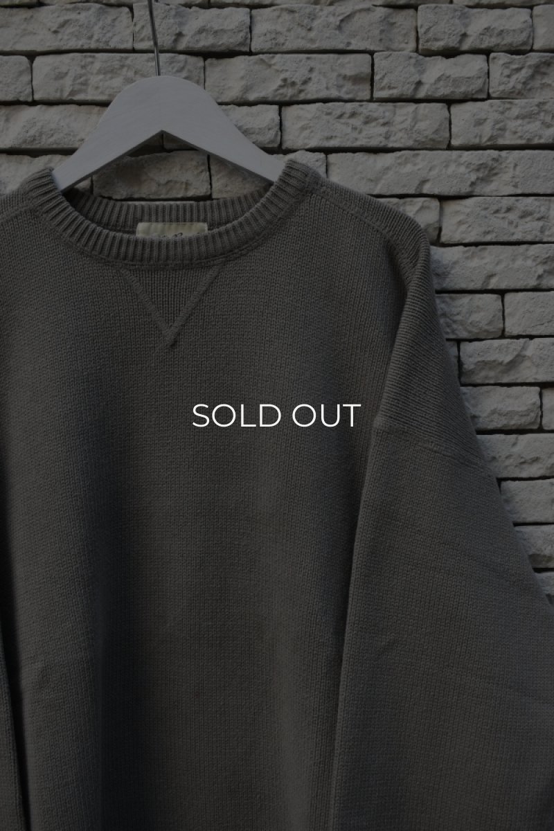 画像2: 90's Eddie Bauer cotton crew neck sweater (2)