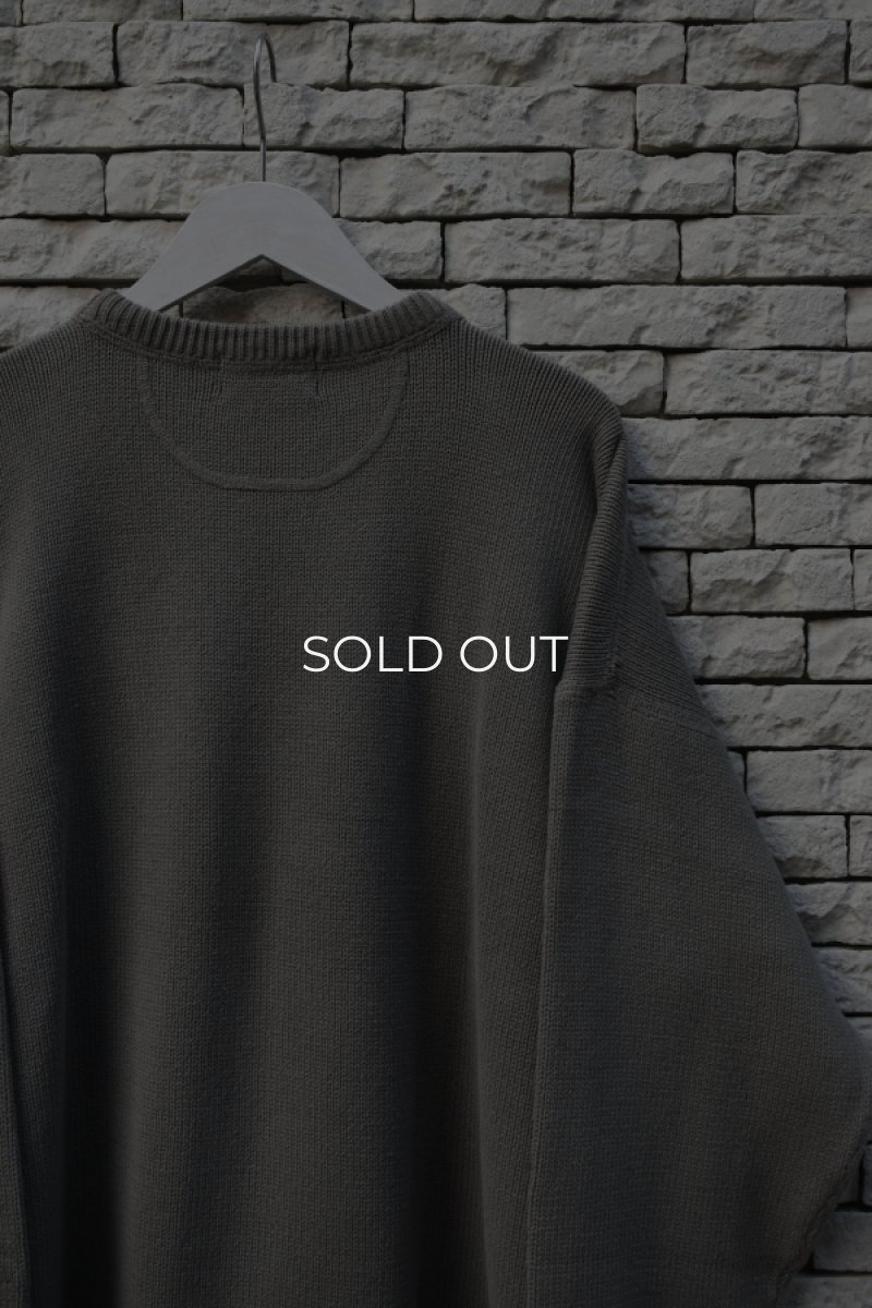 画像11: 90's Eddie Bauer cotton crew neck sweater (11)