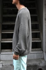 画像15: 90's Eddie Bauer cotton crew neck sweater (15)